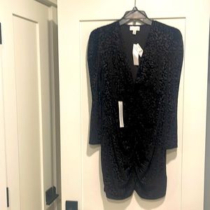 Top shop long sleeve little black dress